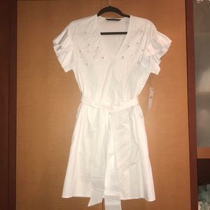 Zara pearl detail dress!! Size XS